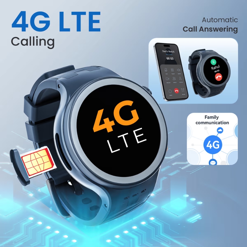 AGEasy Protec 4G LTE with Fall Detection for Senior Citizens 