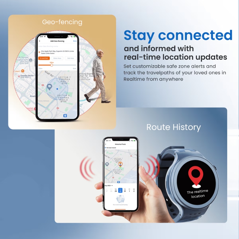 AGEasy Protec 4G LTE with Fall Detection for Senior Citizens 
