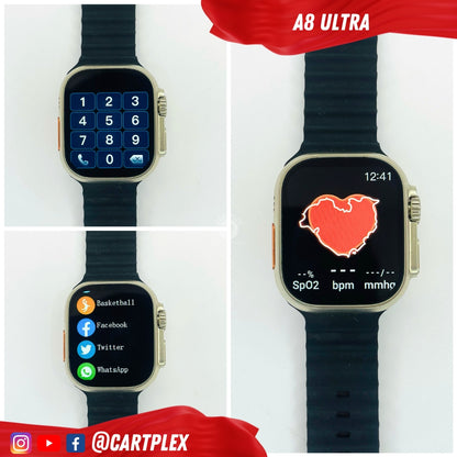 A8 Ultra Smartwatch With Logo