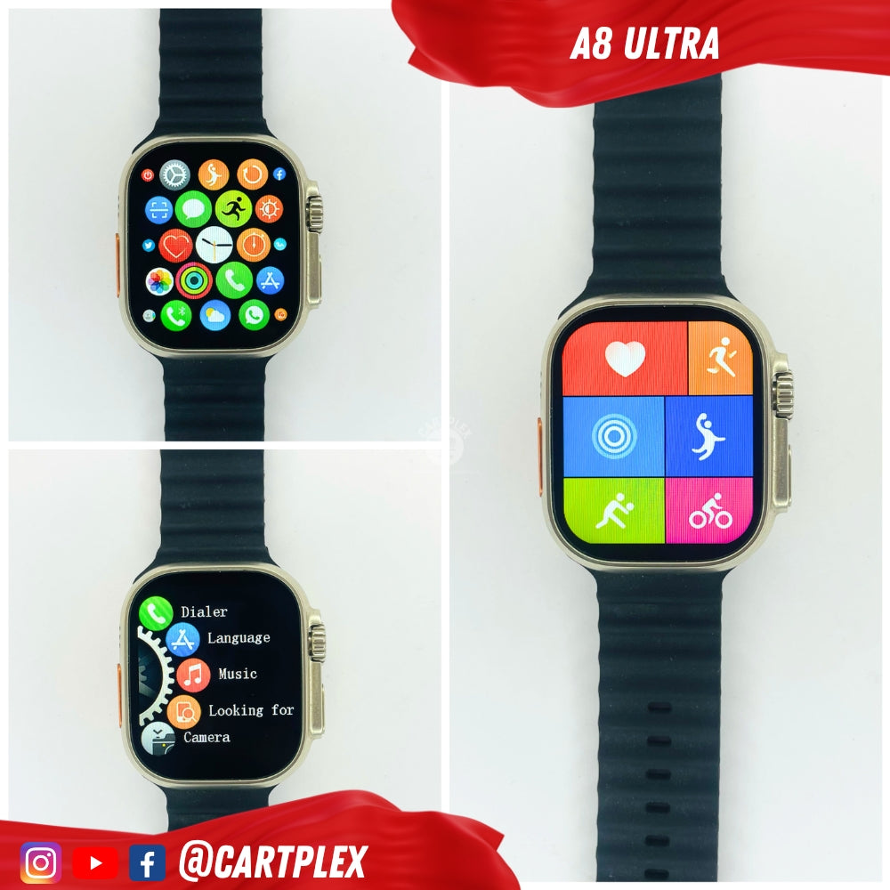 A8 Ultra Smartwatch With Logo